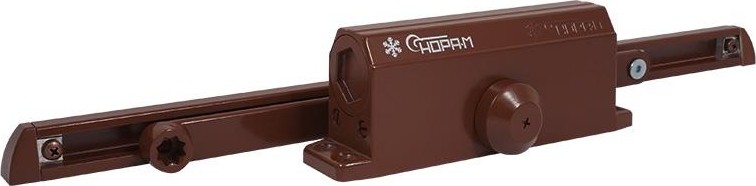 Доводчик дверной НОРА-М 3S Slider морозостойкий "Коричневый" 18766