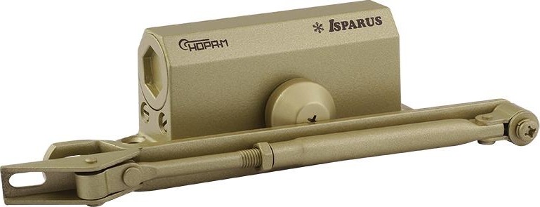 Доводчик дверной НОРА-М 410 ISPARUS морозостойкий "Золото" 18342