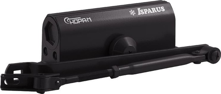 Доводчик дверной НОРА-М 420 ISPARUS морозостойкий "Черный" 18760