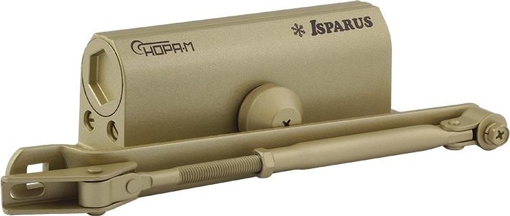 Доводчик дверной НОРА-М 430 ISPARUS морозостойкий "Золото" 18343