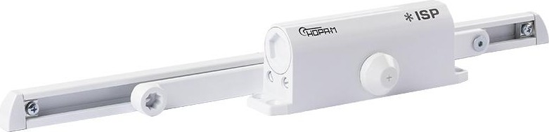 Доводчик дверной НОРА-М 430 Slider ISPARUS морозостойкий "Белый" 18775