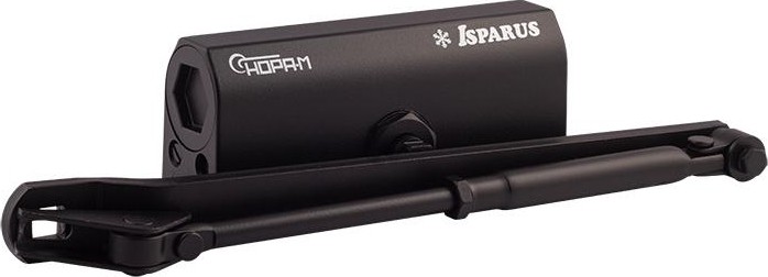 Доводчик дверной НОРА-М 440 ISPARUS морозостойкий "Черный" 17206