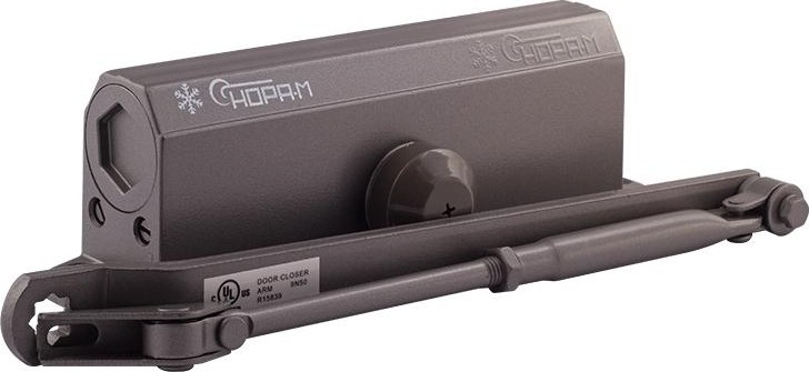 Доводчик дверной НОРА-М 4S морозостойкий "Графит" 5000