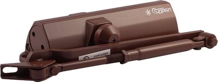 Доводчик дверной НОРА-М 4ST морозостойкий "Коричневый" 16647