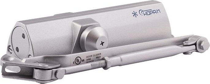 Доводчик дверной НОРА-М 4ST морозостойкий "Серебро" 16649