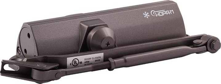 Доводчик дверной НОРА-М 4ST морозостойкий "Графит" 16646