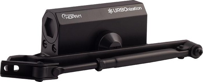 Доводчик дверной НОРА-М 510 URBOnization морозостойкий "Черный" 16632