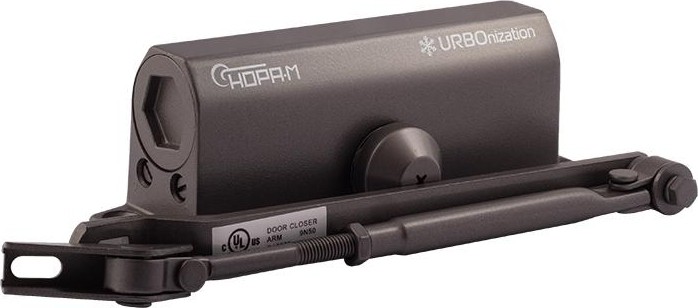 Доводчик дверной НОРА-М 520 URBOnization морозостойкий "Графит/Бронза" 16606