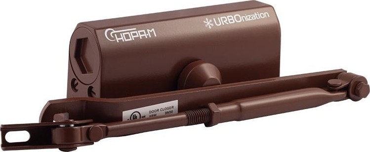 Доводчик дверной НОРА-М 520 URBOnization морозостойкий "Коричневый" 16609