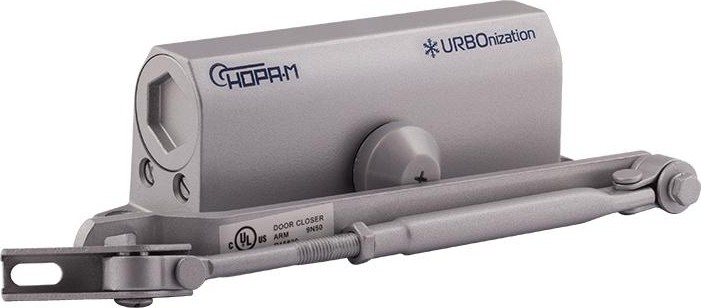 Доводчик дверной НОРА-М 520 URBOnization морозостойкий "Серый" 16607