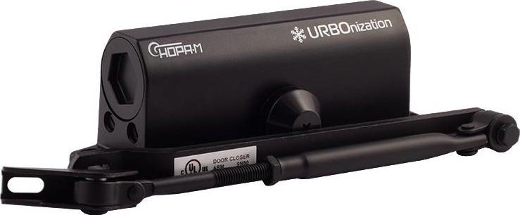 Доводчик дверной НОРА-М 530 URBOnization морозостойкий "Черный" 16616