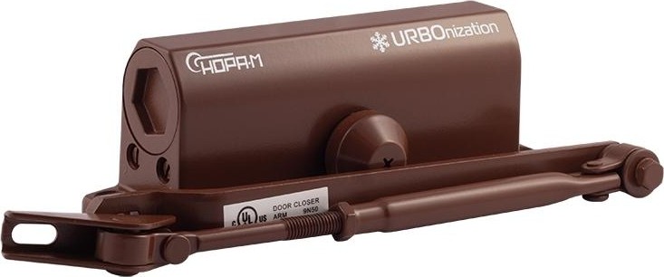 Доводчик дверной НОРА-М 530 URBOnization морозостойкий "Коричневый" 16615