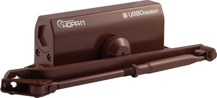 Доводчик дверной НОРА-М 540 URBOnization морозостойкий "Коричневый" 16638