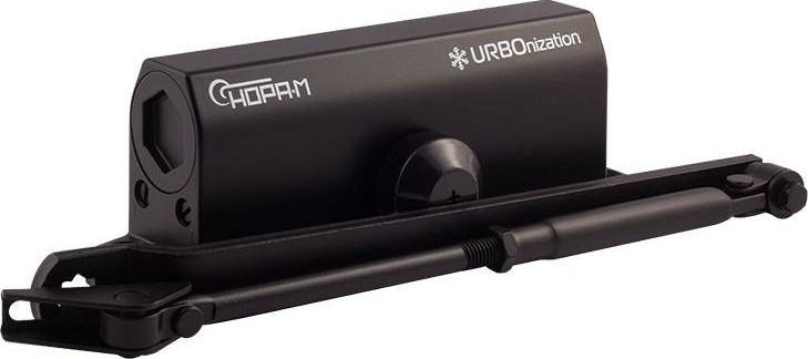 Доводчик дверной НОРА-М 540 URBOnization морозостойкий "Черный" 16637