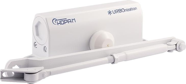 Доводчик дверной НОРА-М 540 URBOnization морозостойкий "Белый" 16633