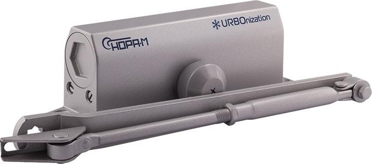 Доводчик дверной НОРА-М 540 URBOnization морозостойкий "Серый" 16635