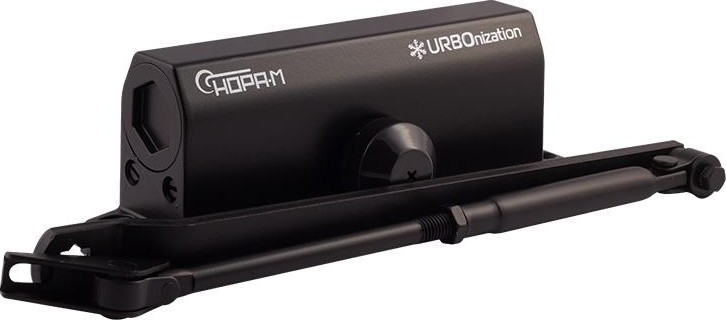 Доводчик дверной НОРА-М 550 URBOnization морозостойкий "Черный" 16644