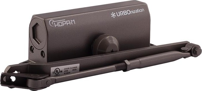 Доводчик дверной НОРА-М 550 URBOnization морозостойкий "Графит" 16640