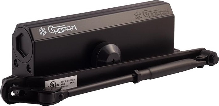 Доводчик дверной НОРА-М 5S морозостойкий "Черный" 14880