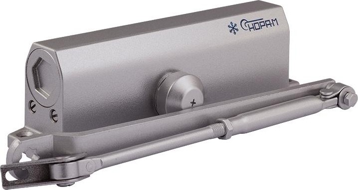 Доводчик дверной НОРА-М 740DA "Серый" 18684