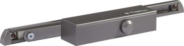 Доводчик дверной НОРА-М 820 Slider со скользящей тягой "Графит" 18835