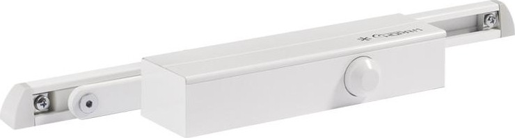 Доводчик дверной НОРА-М 830 Slider со скользящей тягой "Белый" 18837