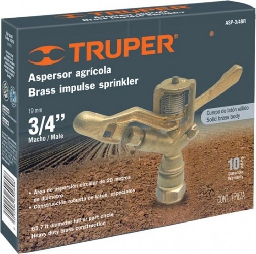 Дождеватель импульсный без ножки TRUPER ASP-3/4BR 10316 10316 - изображение 2