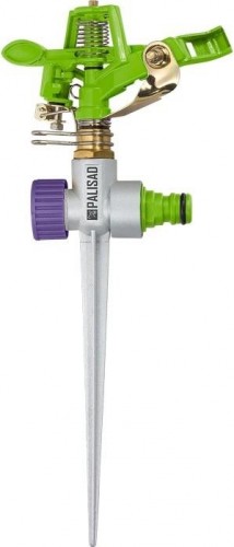 Дождеватель импульсный PALISAD латунный на колышке 65412 65412