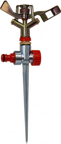 Дождеватель импульсный QUATTRO ELEMENTI 241-567 металл, 360 град, радиус до 12 метров