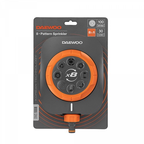 Дождеватель круговой DAEWOO DWS 1008 многорежимный 8-Pattern Sprinkler - изображение 4