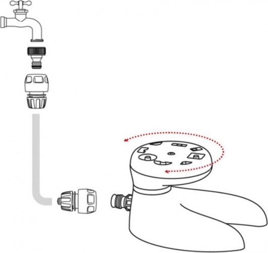 Дождеватель круговой GF DRIVER 80005617 Б0059650 - изображение 2
