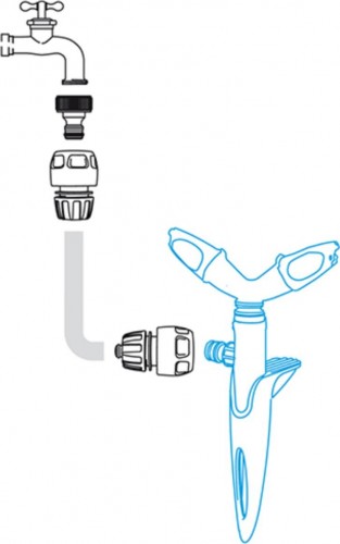 Дождеватель круговой GF ROTAX 80005633 Б0059647 - изображение 2