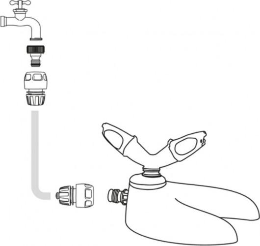 Дождеватель круговой GF ROTAX 80005632 Б0059648 - изображение 2