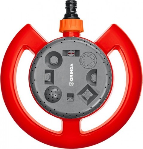 Дождеватель круговой GRINDA GF-8 64 м2 полив, на облегченной подставке, стационарны 8-427643 - изображение 2