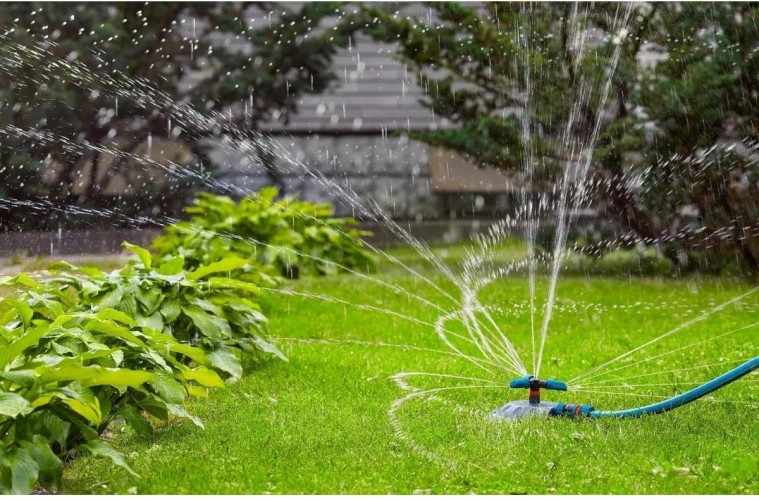 Дождеватель круговой GRINDA RR-B proline 121 м2 полив, на подставке, 3 сопла, 429315 - изображение 4