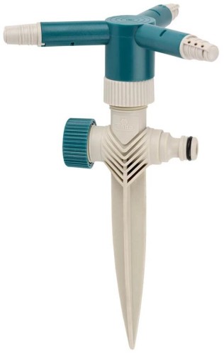 Дождеватель круговой RACO 665C 180 м2, динамический, с 3-мя поворотными соплами 4260-55/665C