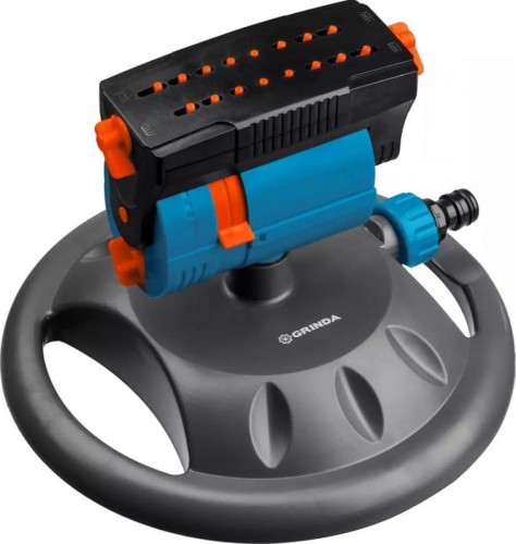 Дождеватель осциллирующий GRINDA RO-16m proline 180 м2 полив, на подставке, 16 форсунок, в 429349