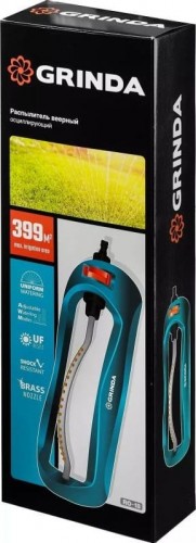 Дождеватель осциллирующий GRINDA RO-18 proline 399 м2 полив, 18 форсунок, веерный 429345 - изображение 4