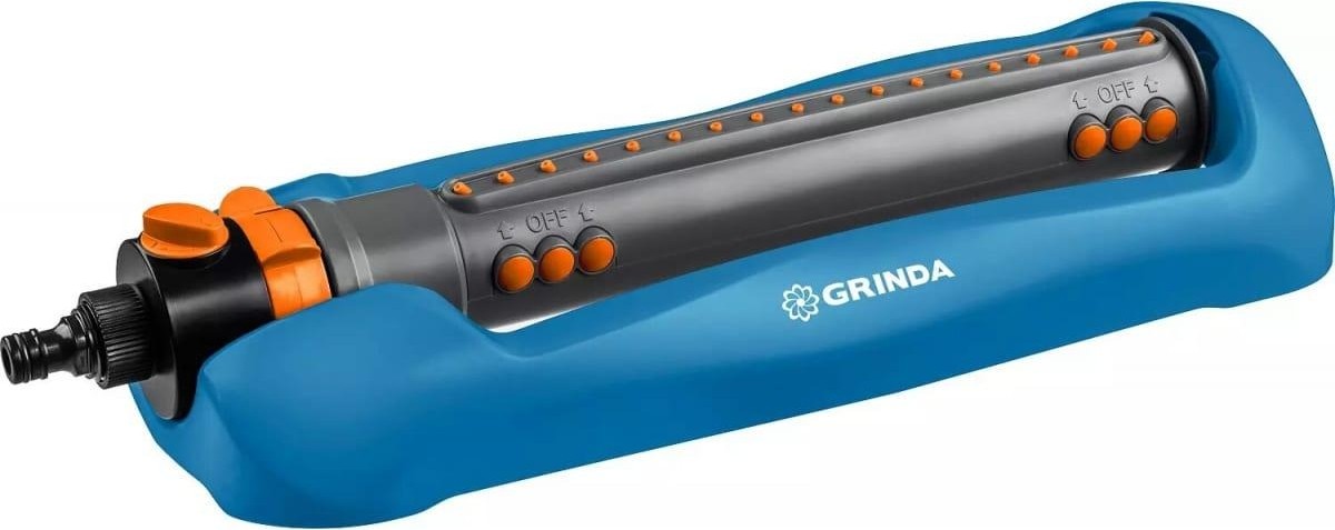 Дождеватель осциллирующий GRINDA RO-18P proline 418 м2 полив, 18 форсунок, профессиональны 429341