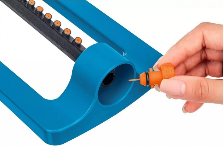 Дождеватель осциллирующий GRINDA RO-16 proline 260 м2 полив, 16 форсунок, веерный 429347 - изображение 3