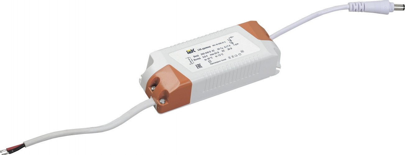 Драйвер IEK MG-40-600-01 E для LED светильников 36Вт LDVO0-36-0-E-K01