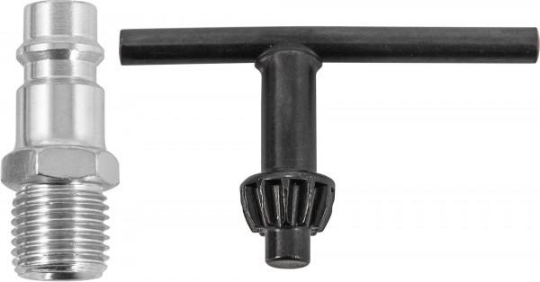 Дрель пневматическая THORVIK SAD2500 прямая 2500 об/мин., патрон 1-10 мм 052654 - изображение 2