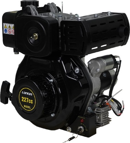 Двигатель дизельный LONCIN LCD230FD (LCD170FD) D20 5А 5,0 л.с. (вал 20 мм, 5А, электростартер) 00-00157849 - изображение 3