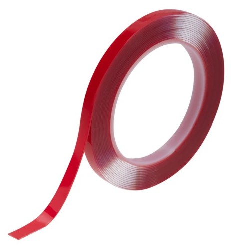 Двусторонний скотч REXANT 09-6509 прозрачный на акриловой основе 9 мм (ролик 5м)