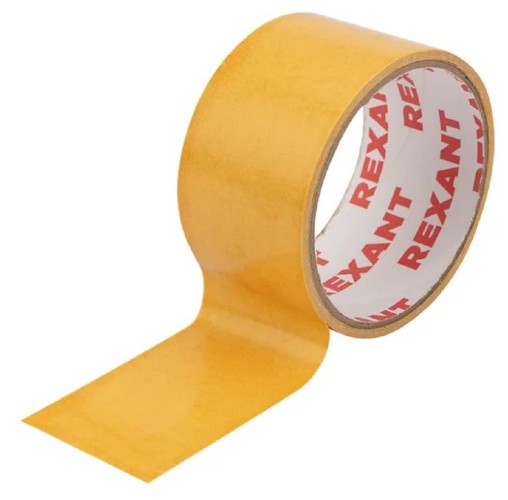 Двусторонний скотч REXANT 09-6248 полипропиленовая основа 48 мм (ролик 5 м)