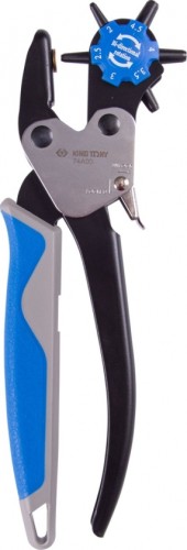 Дырокол револьверный KING TONY 74A00 2-4,5 мм, 230 мм