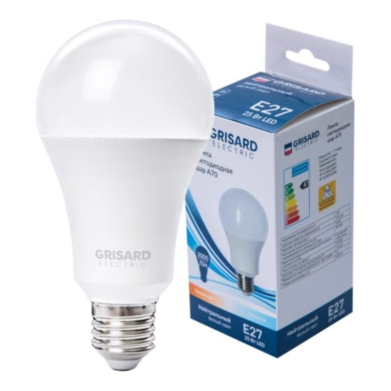 Лампочка светодиодная шар с цоколем E27 25Вт 4000K нейтральный свет 10 шт - изображение 4