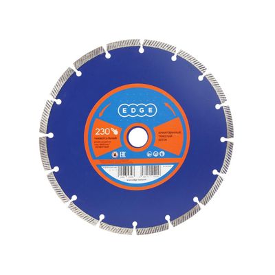Диск алмазный сплошной Edge 125х22.23 мм / универсальный по бетону, камню, кирпичу - изображение 10