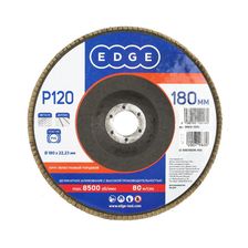 Круг лепестковый торцевой Edge 180х22,23мм / P120 / шлифовальный диск / абразив - изображение 2