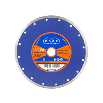 Диск алмазный сегментный Edge 230х22.23 мм / универсальный по бетону, камню, кирпичу - изображение 8